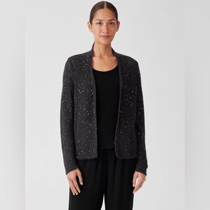 NWT Eileen Fisher Merino Sequin Cardigan